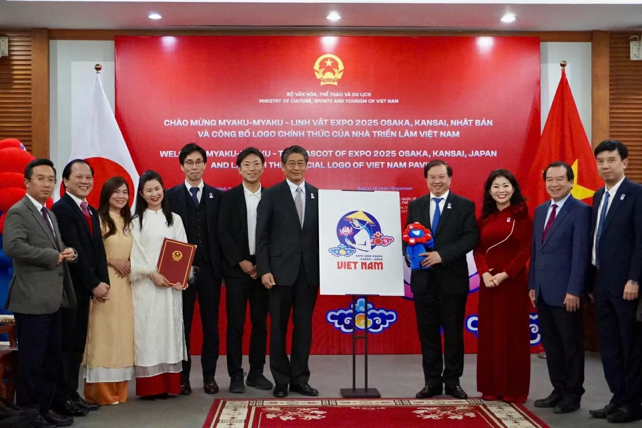 Ra mắt logo chính thức của Nhà triển lãm Việt Nam tại EXPO 2025 Osaka