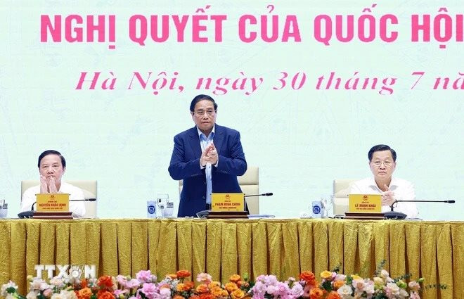 Thủ tướng chủ trì Hội nghị triển khai một số luật, nghị quyết Quốc hội khóa XV