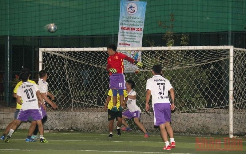 Bế mạc giải bóng đá thanh niên Việt Nam tại Lào lần thứ 9 tranh Vientiane Cup 2023