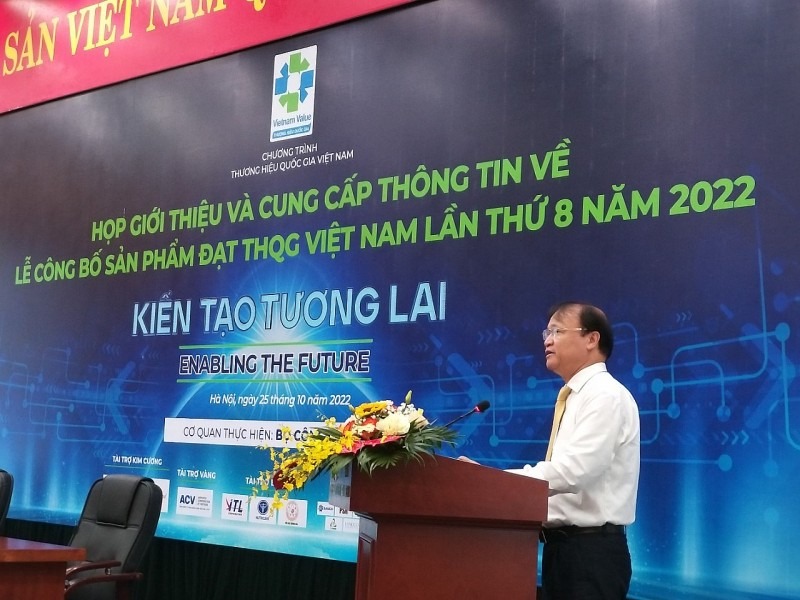 172 doanh nghiệp, 325 sản phẩm đạt Thương hiệu Quốc gia Việt Nam 2022