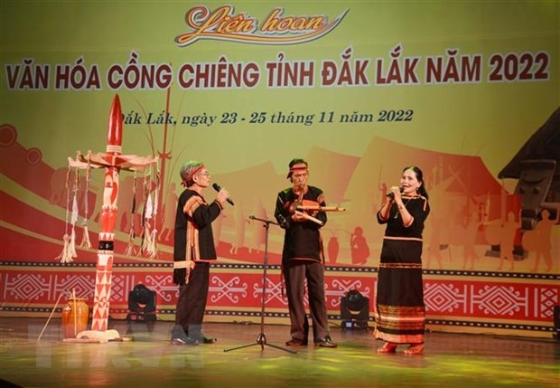 Khai mac Lien hoan Van hoa cong chieng tinh Dak Lak nam 2022 hinh anh 2