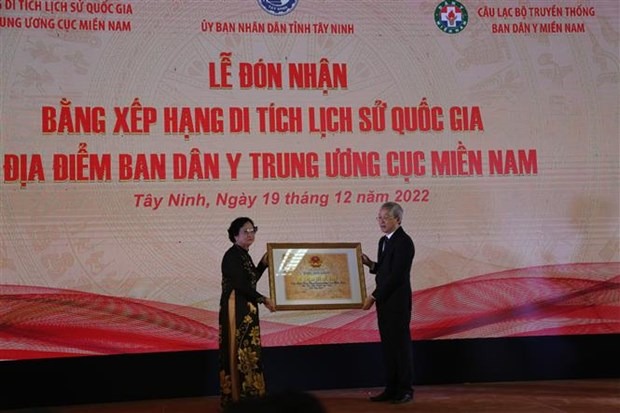 Diem Ban Dan y Trung uong Cuc mien Nam nhan bang Di tich quoc gia hinh anh 1