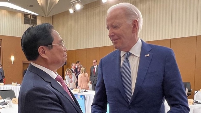 Thủ tướng Phạm Minh Chính gặp Tổng thống Hoa Kỳ Joe Biden 1