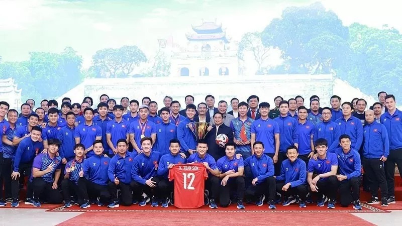 Thủ tướng gặp mặt, khen thưởng Đội tuyển Việt Nam giành chức vô địch ASEAN Cup 2024